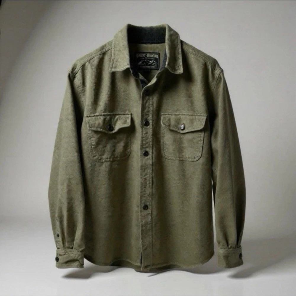 Grizzly Mountain Flannel Shirt Men's XL Button Up Heavy Cotton Long Sleeve